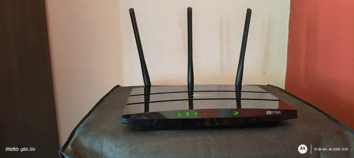 Roteador TP-Link AC-1750 Dual Band - Excelente estado de conservação