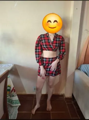 conjunto xadrez vermelho e preto estilo retrô com toque moderno!