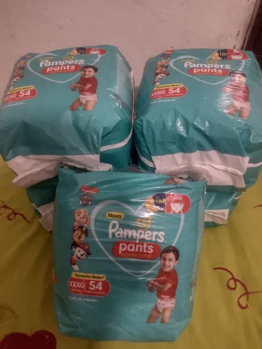 FRALDAS PAMPERS OBS VENCEU MÊS 10 TENHO 5 PACOTE 