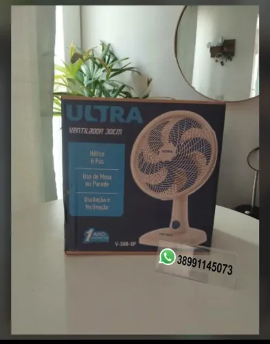 Calor demais! Ventilador 30 cm lacrado 1 ano de