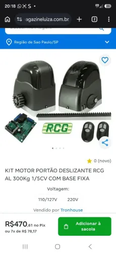 Motor para portão