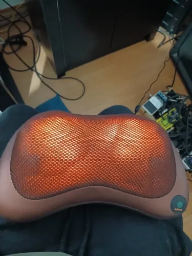 Massageador Almofada Shiatsu Rotativa Infravermelho Pés Pescoço Lombar - Em ótimo estado