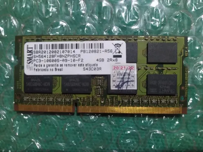 Memoria de Notebook 4g DDR3 1333 mhz 1.5 volt
