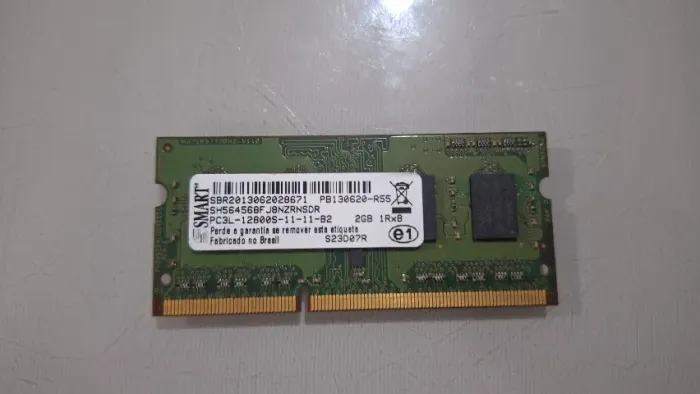 Memória RAM notebook DDR3 4gb 2x2 1333mhz