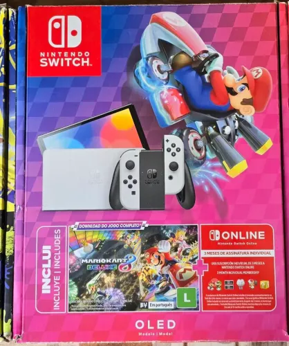 Nitendo switch oled desbloqueado 256gb
