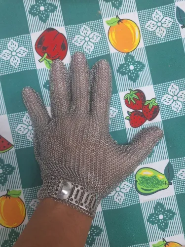 Luva de aço tamanho(M)