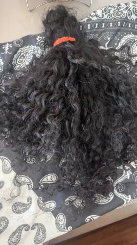 Cabelo cacheado 40 cm 160 g 