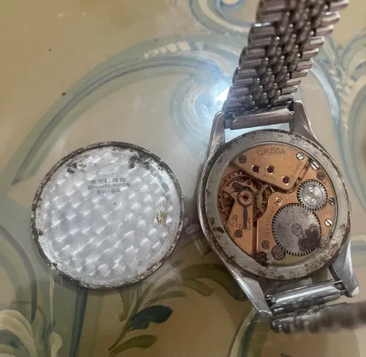 Relógio vintage máquina Omega