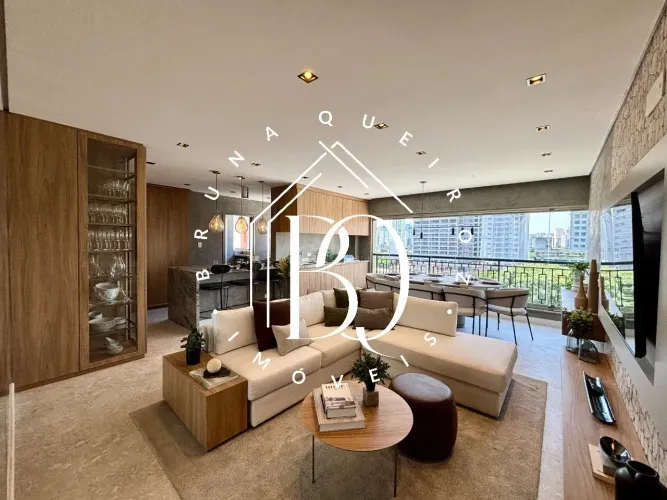 Apartamentos à venda no Brooklin com 122 m², 3 suítes, 2 vagas, varanda gourmet e lazer co