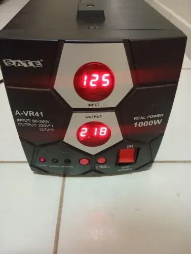 Estabilizador Automático de Tensão Satellite A-VR41 1000W Bivolt