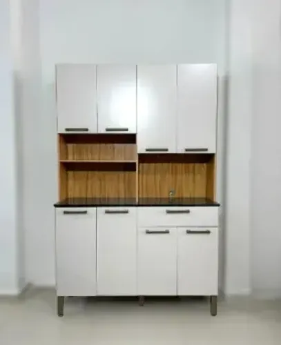 Cozinha Compacta Tannat 100% MDF com 8 Portas e 1 Gaveta - Barateiro virtual