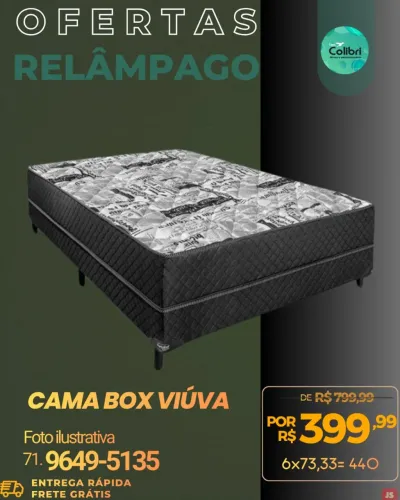 Cama Box Casal Promoção