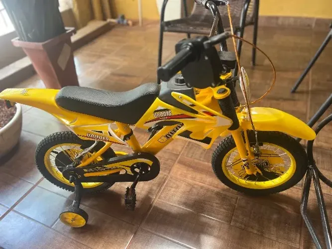 Bicicleta Moto Cross Infantil Unitoys R14 -