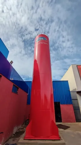 Caixa d'água tipo taça e tubular estrutura metálica  direto da fábrica