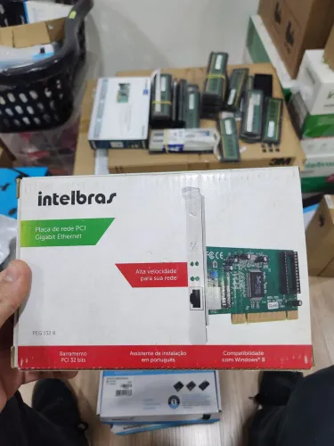 Placa de rede Intelbras giga bit