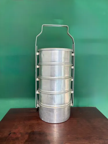 Marmiteira de alumínio dos anos 70