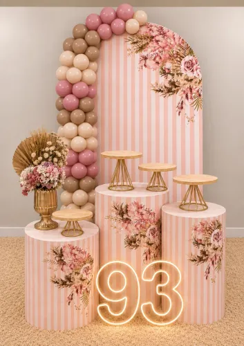 Decoração pegue e monte luxo
