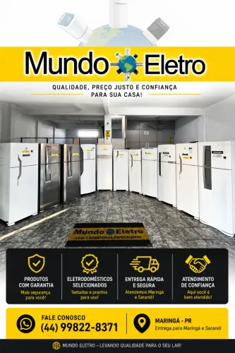 Temos várias GELADEIRA USADA