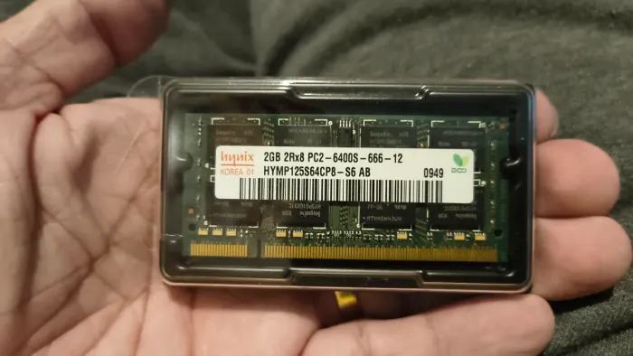 2GB memória DDR2 para notebook