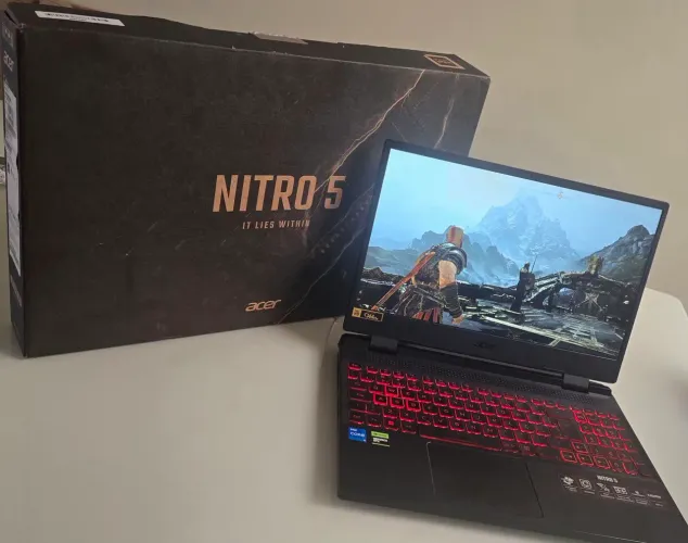 Notebook Gamer Acer Nitro 5- RTX 3050 | i5-12450H | 144 Hz