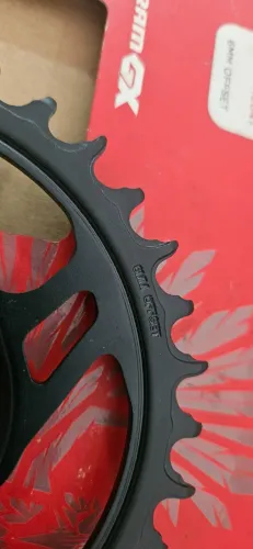 Coroa SRAM 34T Offset 6mm NOVA
