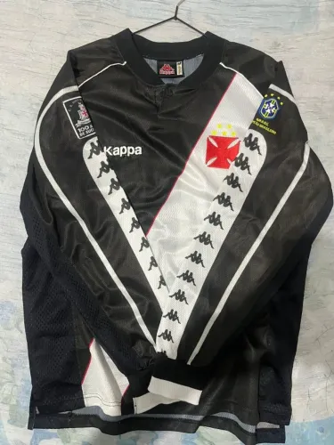 Camisa vasco manga longa kappa 1998 centenario