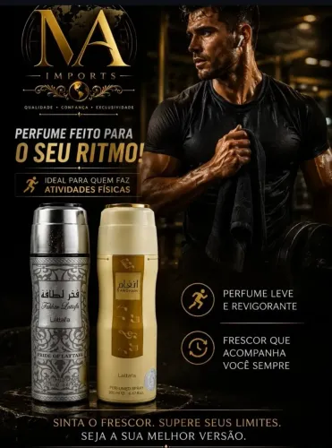 BODY SPRAY ÁRABES DE LUXO