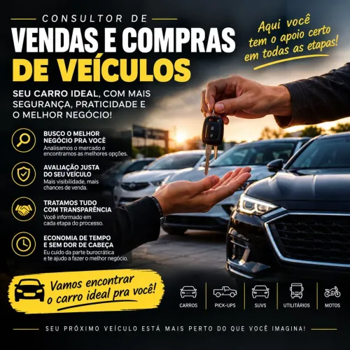 Consultor de Compra e Venda de Veículos | Encontre o Carro Ideal ?