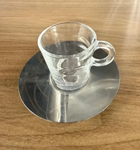 Xícara Nespresso: 1 xícara e pires de café expresso, linha view - nova
