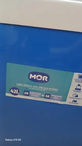 Caixa termica Mor com Rodinha