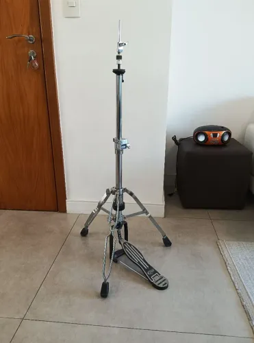 ## Máquina de chimbal para bateria PDP M7, top, sapata móvel, regulagem de tensão, ótima!!