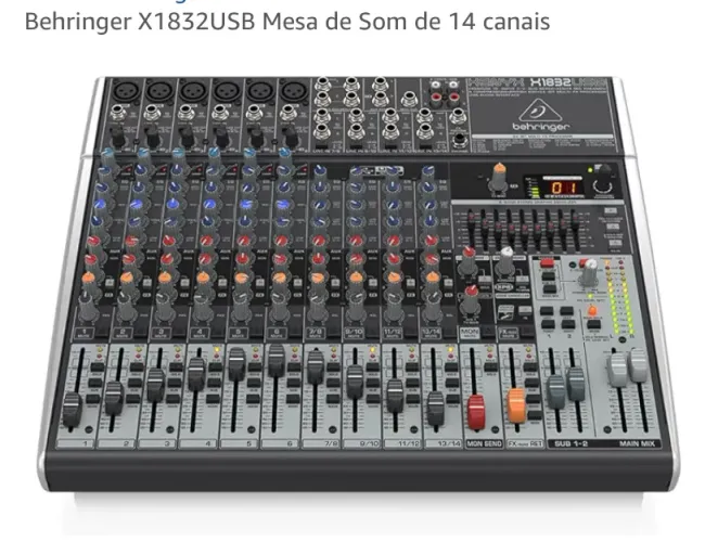 Mesa de som 5 em 1