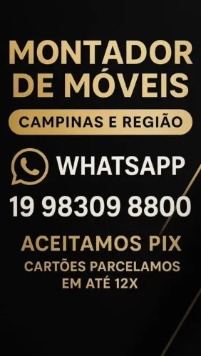Montador de móveis profissional.