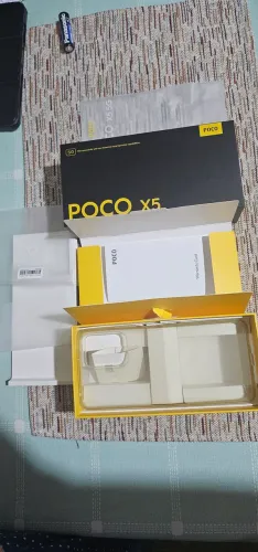 Caixa Poco X5 128gb + capa transparente original (Leia o anúncio)