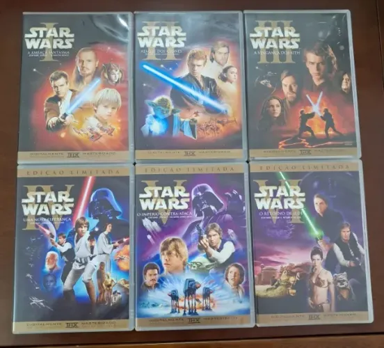 Box DVD Star Wars ORIGINAL
