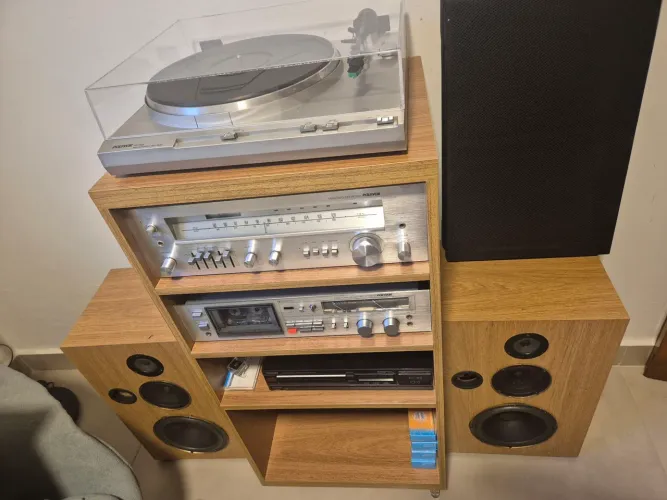Sistema modular de som Polyvox. Vintage