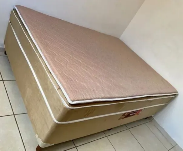 CAMA BOX DE CASAL - LOJÃO DE MÓVEIS - PRONTA ENTREGA