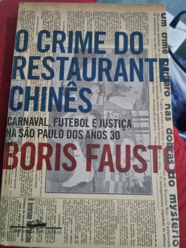 Livro: O crime do restaurante Chinês