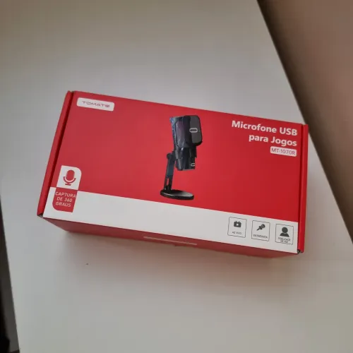 Microfone USB Led RGB