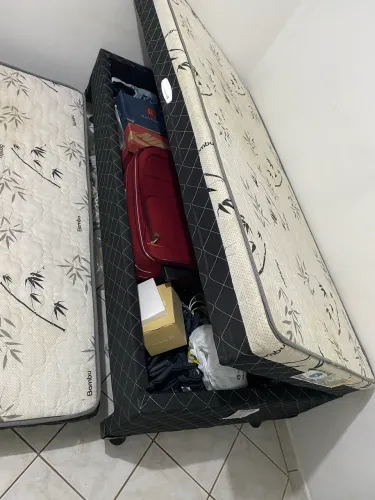 Vendo cama box solteiro 3 em 1
