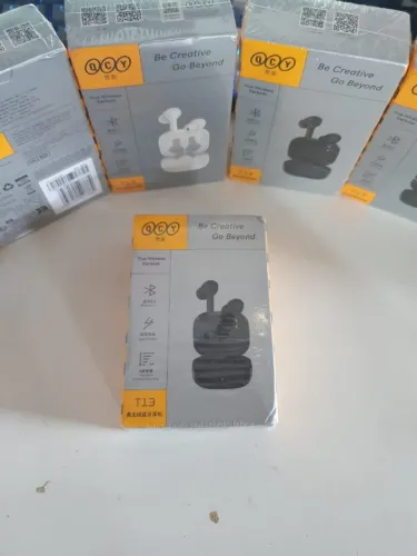 [LACRADO] Fone de Ouvido Bluetooh 5.1 QCY T13 ENC com 4 Microfones Integrados 40h Preto