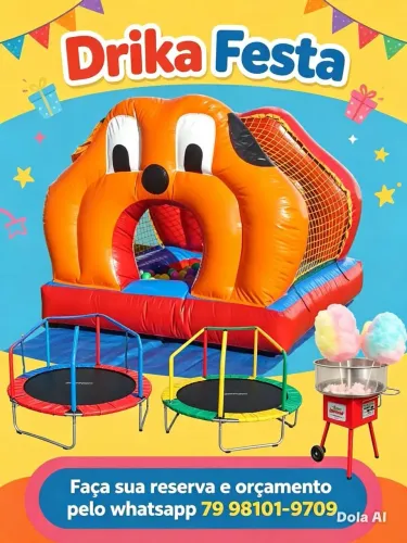 Alugamos para nimar sua festa