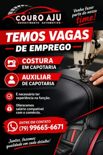 Costureiro(a) e Auxiliar de Capotaria