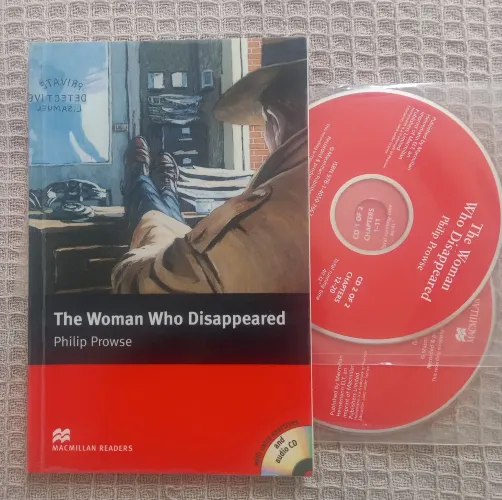 Livro macmillan readers - The Woman who disappeared. Com CD. Em inglês.