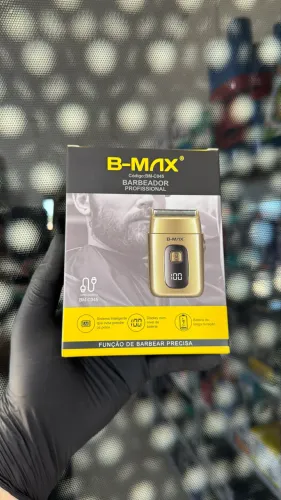 Barbeador Shaver Profissional B-MAX - Acabamento Zero e Pele Lisa