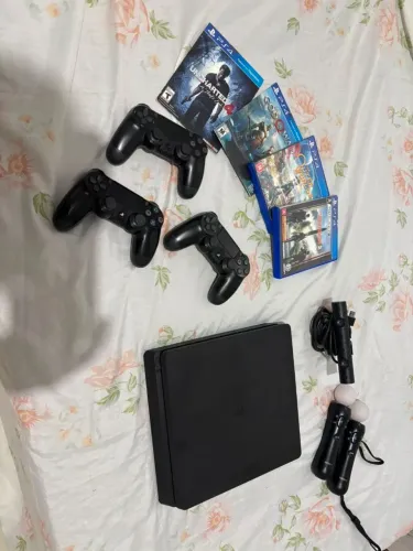 Ps4 slim 1 tb + ps move