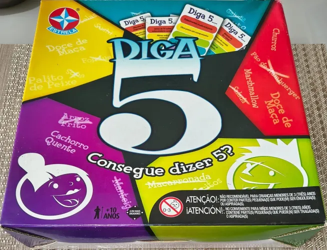 Diga 5 - Jogo de tabuleiro