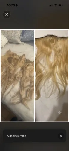 Cabelo humano loiro do Sul