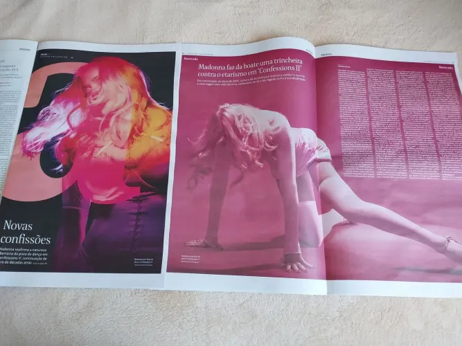 Jornal Folha de São Paulo Madonna