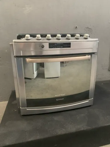 Fogão Brastemp Gourmand Embutido 6 Bocas - Controle Eletrônico, Chama Flex
